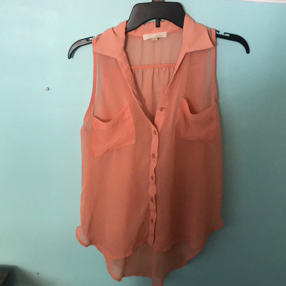 Lush dress top